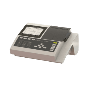 UV and Visible spectrophotometer, reference beam, 4 nm bandwidth, 1 nm accuracy, with methods for analyzing water quality, including COD. It allows the creation of customized curves with formulas and the use of 5 measurement modes, including kinetics, with accessories available as an option.