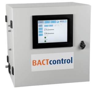 BACTcontrol pour le suivi en ligne de l'activité bacterienne (e-coli, coliformes, activité totale) dans l'eau