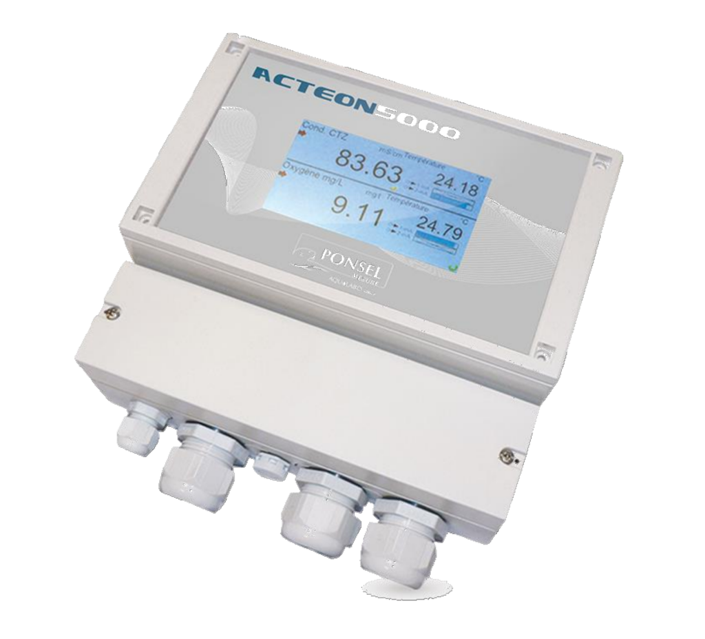 ACTEON 6000 Aqualabo, transmetteur multiparamètre présenté au Carrefour de l’eau 2026 pour la mesure de l’eau.