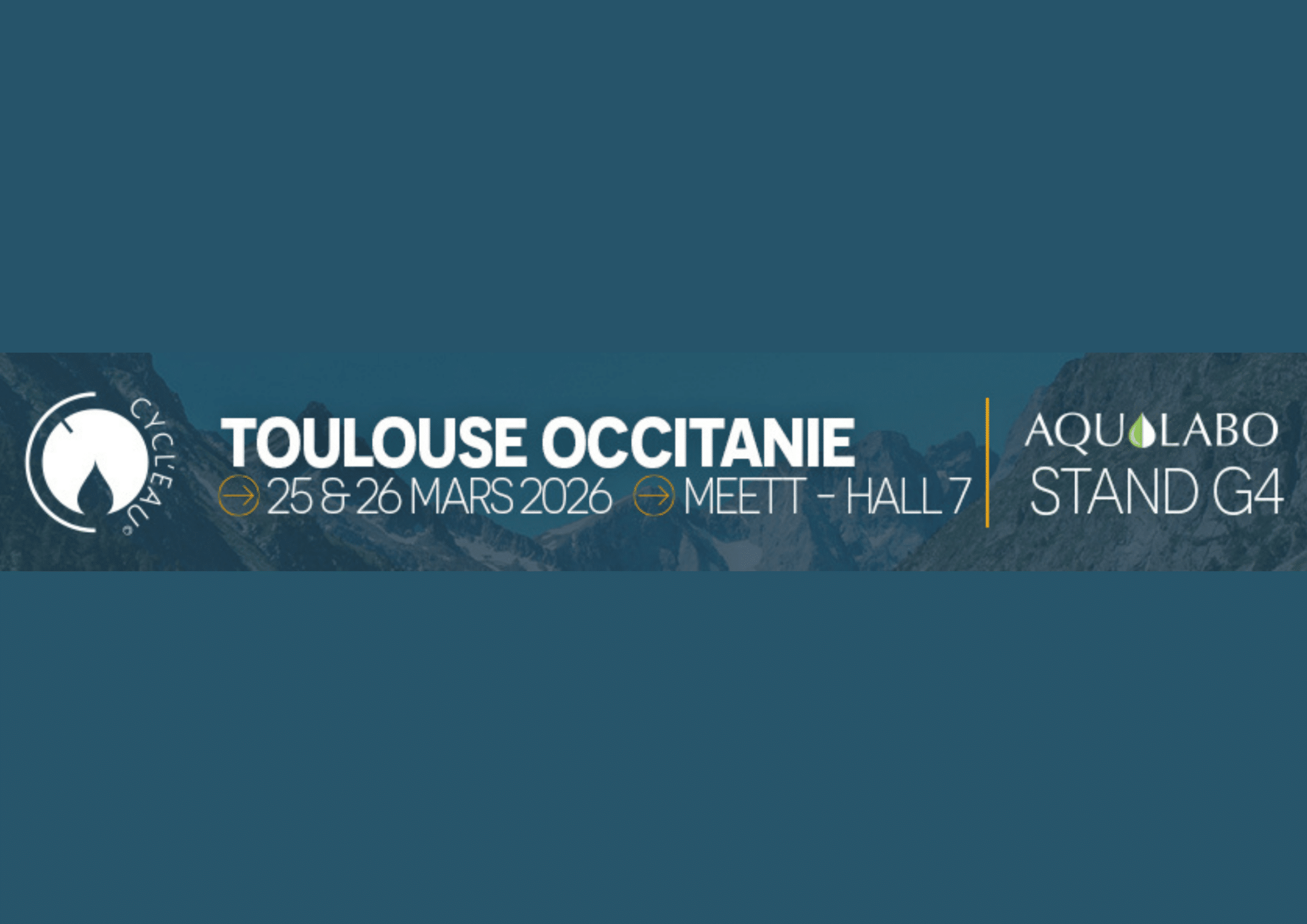 Bannière du Salon CYCL’EAU 2026.