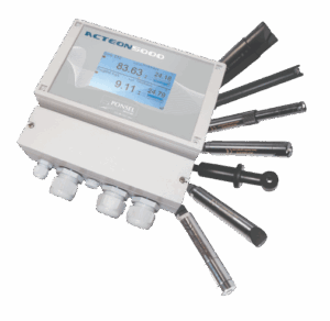 Analyseur multiparamètres eau avec plusieurs capteurs pour le suivi de la qualité de l’eau.