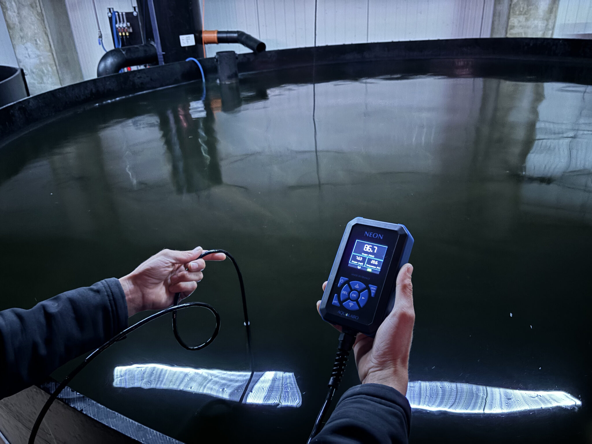 Field measurement for aquaculture Norway water quality monitoring.