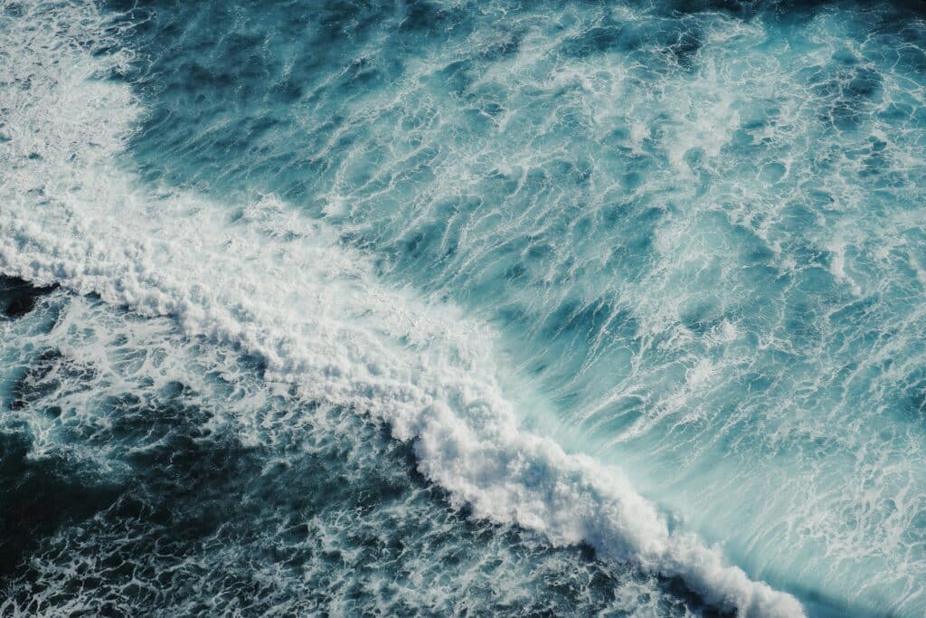 Eau de mer surveillée dans le cadre d’un suivi multiparamètre en environnement marin.