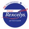 label rexcelys engagé bleu